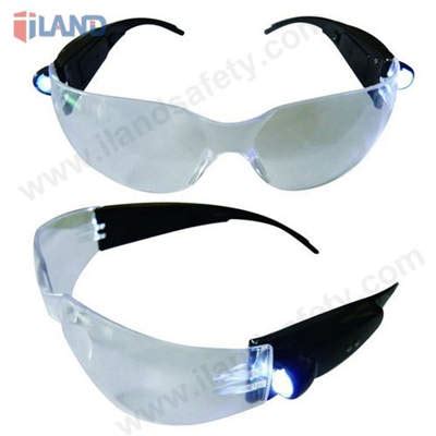 iLandSafety - Safety Glasses, LED Lights on Both Sides