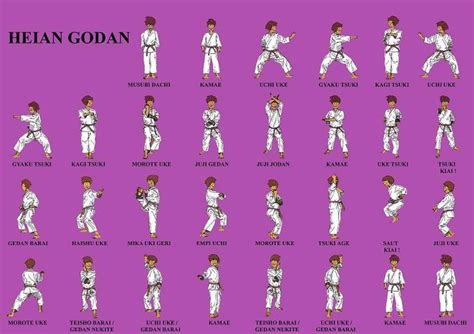 Kihon Kata – White Belt to Orange Belt Heian Shodan – Orange Belt to Red Belt Heian Nidan – Red ...