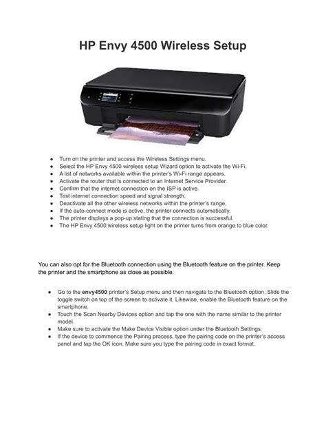 PPT - HP Envy 4500 Wireless Setup PowerPoint Presentation, free download - ID:11643354