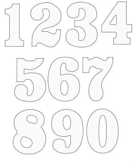 Clipart Numbers 46B