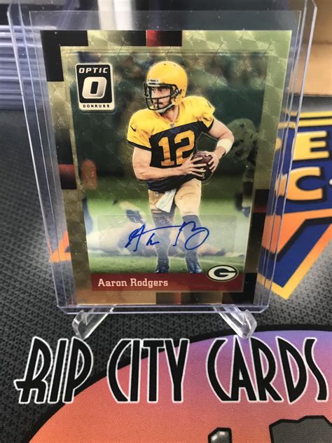 Mr. Discount Double Check... Aaron Rodgers Donruss Optic 1/1 Superfractor! : r/footballcards