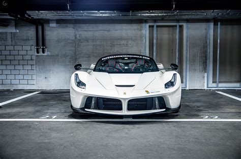 Ferrari LaFerrari Aperta: white hypercar with 950 HP * All PYRENEES ...