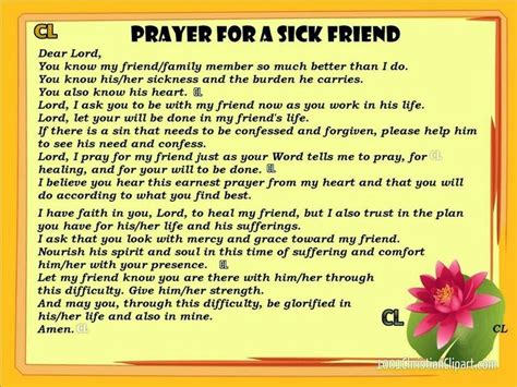 beautiful prayers pinterest | Prayer for a sick friend | Beautiful prayers Prayer For Sick ...