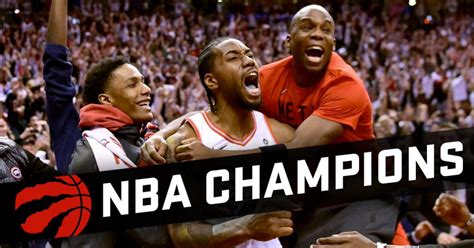 Toronto Raptors Win First-Ever NBA Championship After Defeating Golden ...