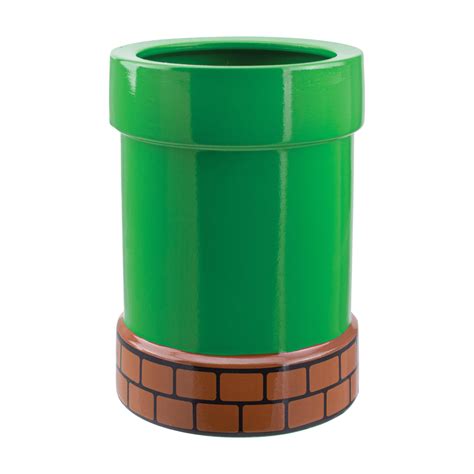 Super Mario Warp Pipe Pen and Plant Pot | GameStop