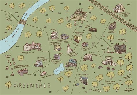 Greendale's map