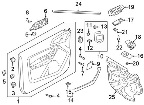 Ford Ranger Door Panel Insert. CREW CAB. SUPER CAB. Right, FRONT, Cover - KB3Z4273AA | Lakeland ...