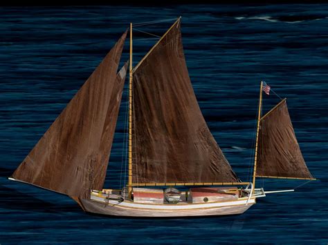 Sloop Spray of Joshua Slocum 3D model | CGTrader