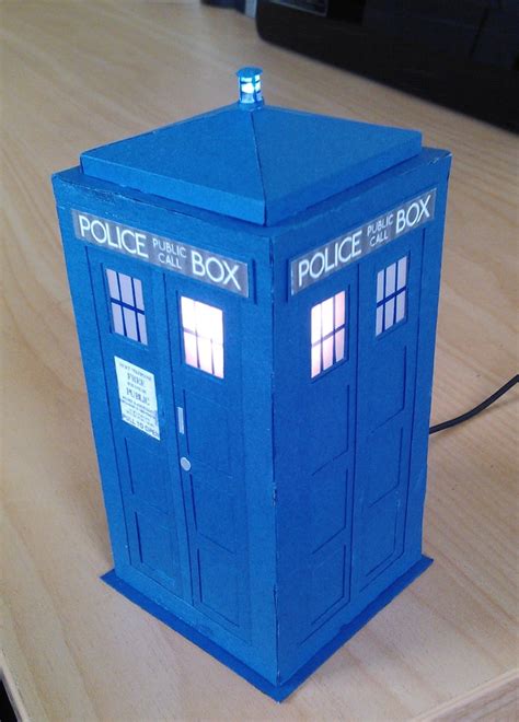 How to Make a TARDIS Model : 10 Steps (with Pictures) - Instructables