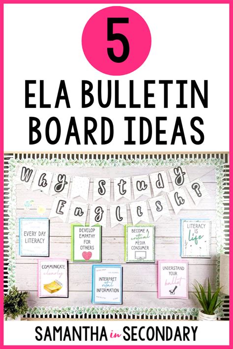 5 ELA Bulletin Board Ideas for Your Classroom ⋆ Samantha in Secondary