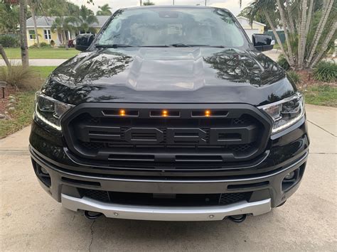 Parts & Accessories For 2019-21 Ford Ranger Raptor Style Matte Black ...