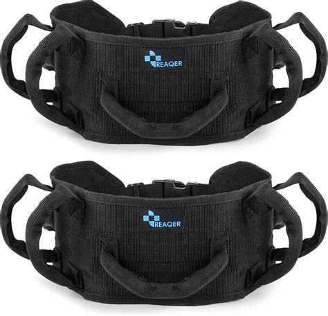 Amazon.com: REAQER Gait Belt with Handles Durable Transfer Lift Belt for Seniors, Elderly ...