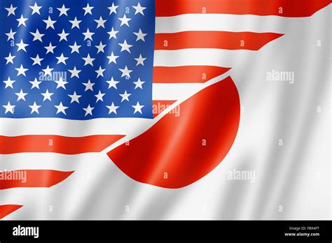 USA and Japan flag Stock Photo - Alamy