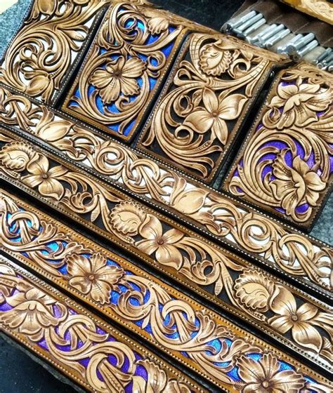 Filigree Work Leather Carving Pinterest | Leather craft patterns, Leather tooling patterns ...