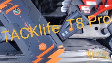 TACKlife jump starter T8 Pro unboxing and test. - YouTube