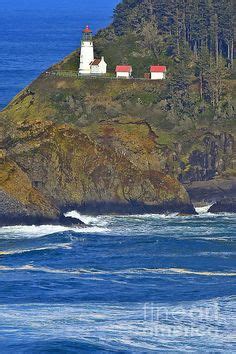 Heceta Head Lighthouse ~ North of Florence OR on Hwy. 101 Oregon ...