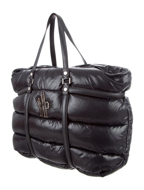 Moncler Leather-Trimmed Puffer Tote - Handbags - MOC25541 | The RealReal