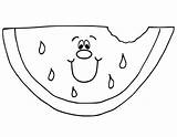 Smiling Watermelon Slice coloring page  Download Print Or Color sketch template