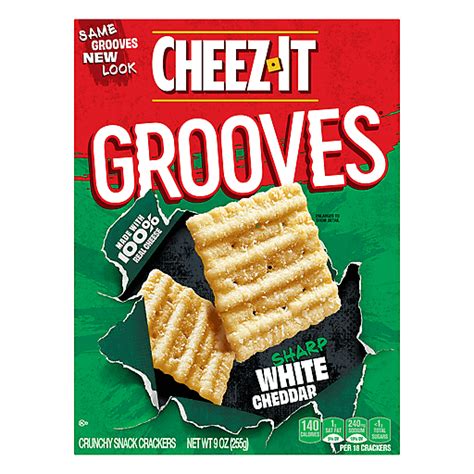 Cheez-It Grooves Sharp White Cheddar | Crackers | Foodtown