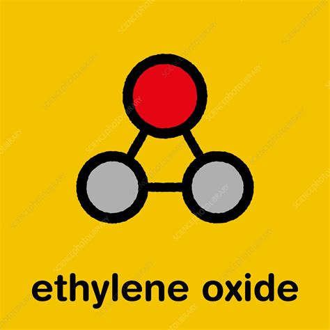 Ethylene oxide molecule, illustration - Stock Image - F027/8597 ...