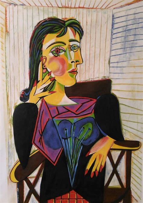 Art reproduction Portrait of Dora Maar by Picasso