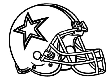 Nfl Helmet And Ball Coloring Page Free Printable Coloring Pages | The ...