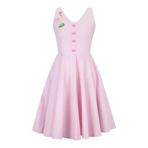 Pink Flamingo Dress Pink Dress Pinup Dress Retro Dress Spring - Etsy