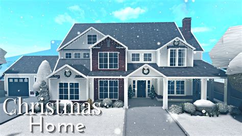 Bloxburg: Christmas Home (part-1)| House Build| Roblox| Realistic Home - YouTube