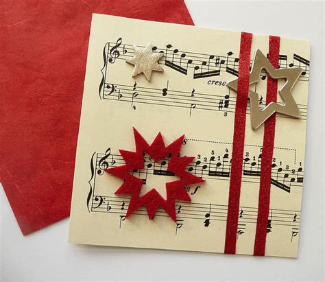 Tarjetas de navidad hechas a mano - Imagui