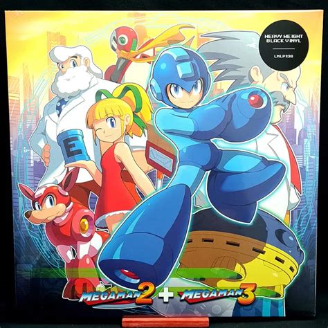 Mega Man 2 & 3 2LP Original Soundtrack Vinyle Record NEW Rockman Megaman OST