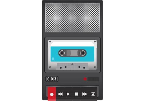 Tape Recorder Vector 82968 Vector Art at Vecteezy