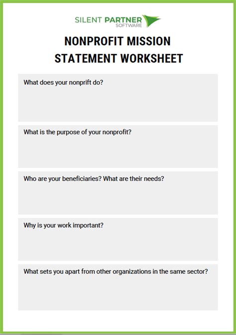 How to Write a Nonprofit Mission Statement (With Examples & Worksheet)