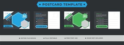 Corporate Business Postcard Template Design 12666649 Vector Art at Vecteezy