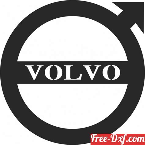 Download Volvo Logo gU35W High quality free Dxf files, Svg, Cdr a