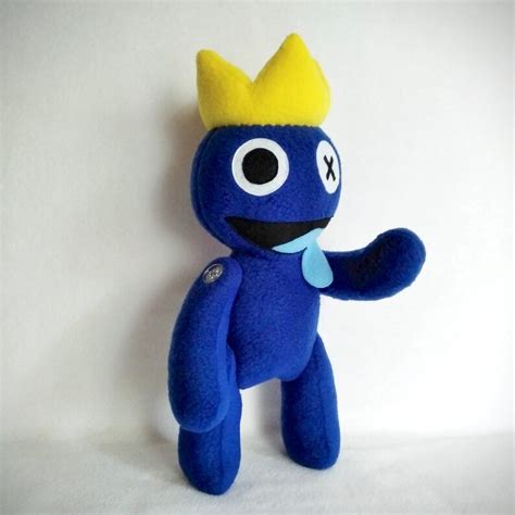 Blue Rainbow Friends Plush Kawaii Plushie FNF Plush Roblox - Etsy