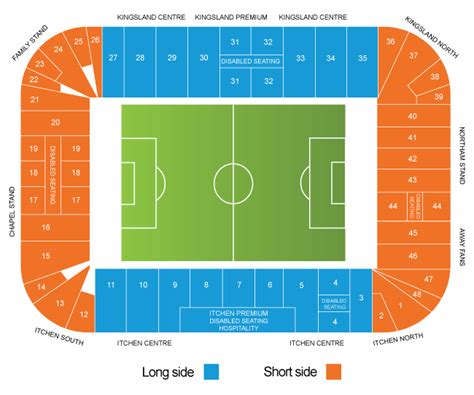 St Mary's Stadium Seating Plan | Southampton Seating Chart | SeatPick