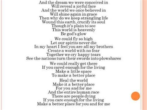 Heal The World Lyrics - YouTube