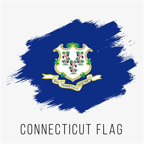 USA State Connecticut Grunge Vector Flag Design Template 18811305 Vector Art at Vecteezy