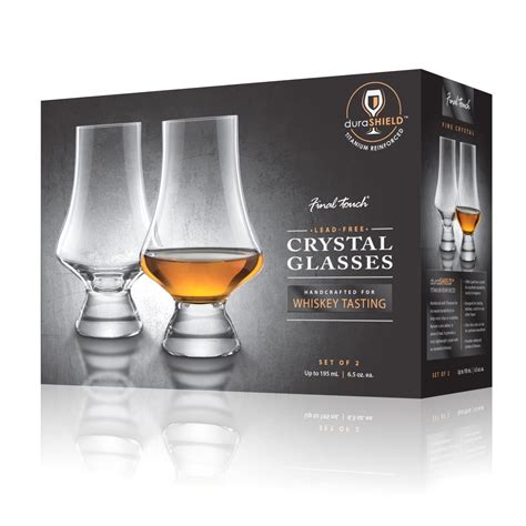 Whiskey Tasting Glasses By Final Touch | DuraSHIELD Crystal