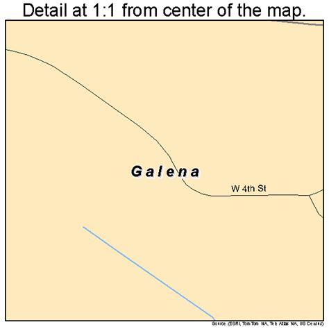 Galena Missouri Street Map 2926254