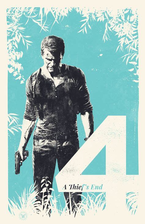 Uncharted 4 (With images) | Video game posters, Uncharted, Video games