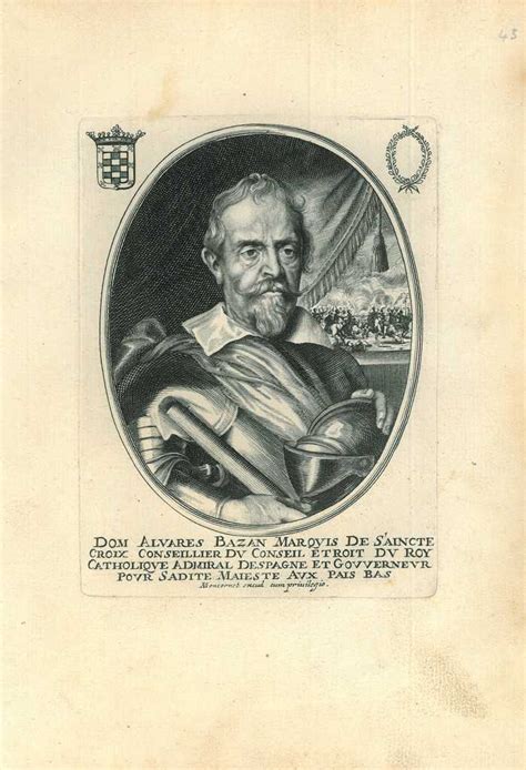 Portrait of Alvaro de Bazan y Guzman, 1st Marquis of Santa Cruz by ...