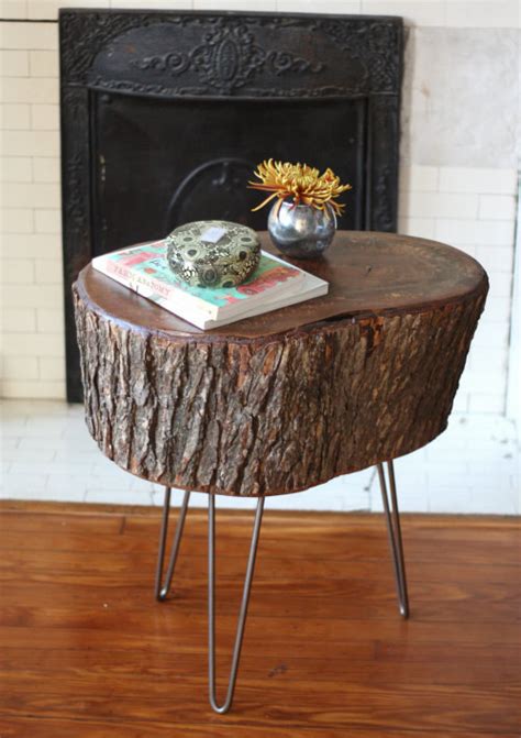 Top 19 Most Fascinating & Practical DIY Tree Stump Table Ideas