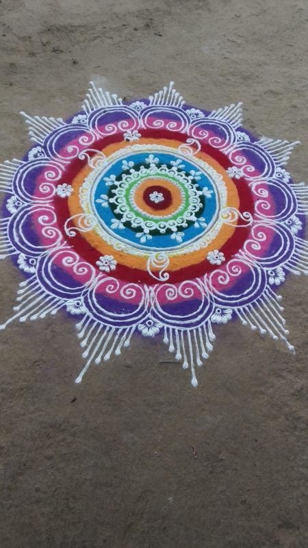 Holi Easy Rangoli Designs For Rain Or Shine 2023 » Shasmajor