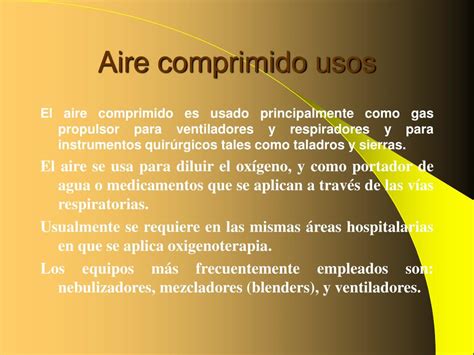 PPT - Aire comprimido PowerPoint Presentation, free download - ID:606786