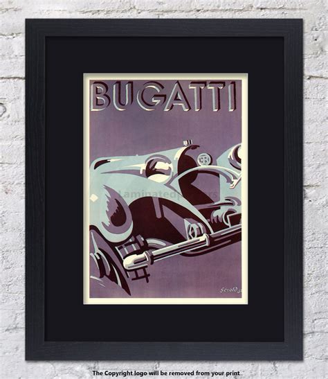 Bugatti Car - Art Print - Laminated Posters