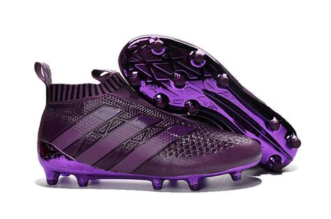 Adidas Ace16+ Purecontrol No Laces FG AG 2018 World Cup Soccer Boots purple | Soccer boots ...