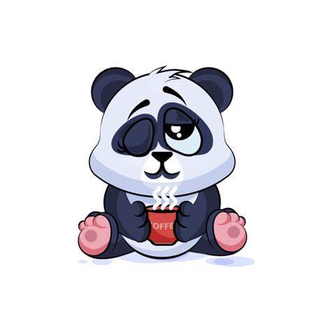 Adorable Panda Emoji Stickers by Suneel Verma