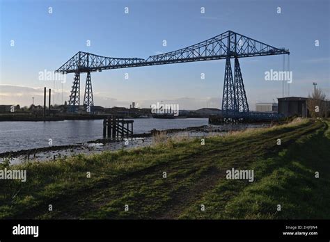 Transporter Bridge in Middlesbrough Stock Photo - Alamy