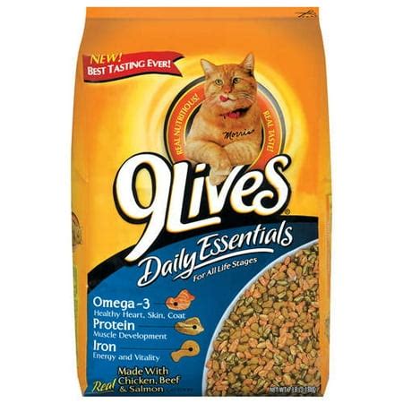 9Lives Daily Essentials Dry Cat Food, 7 lb - Walmart.com